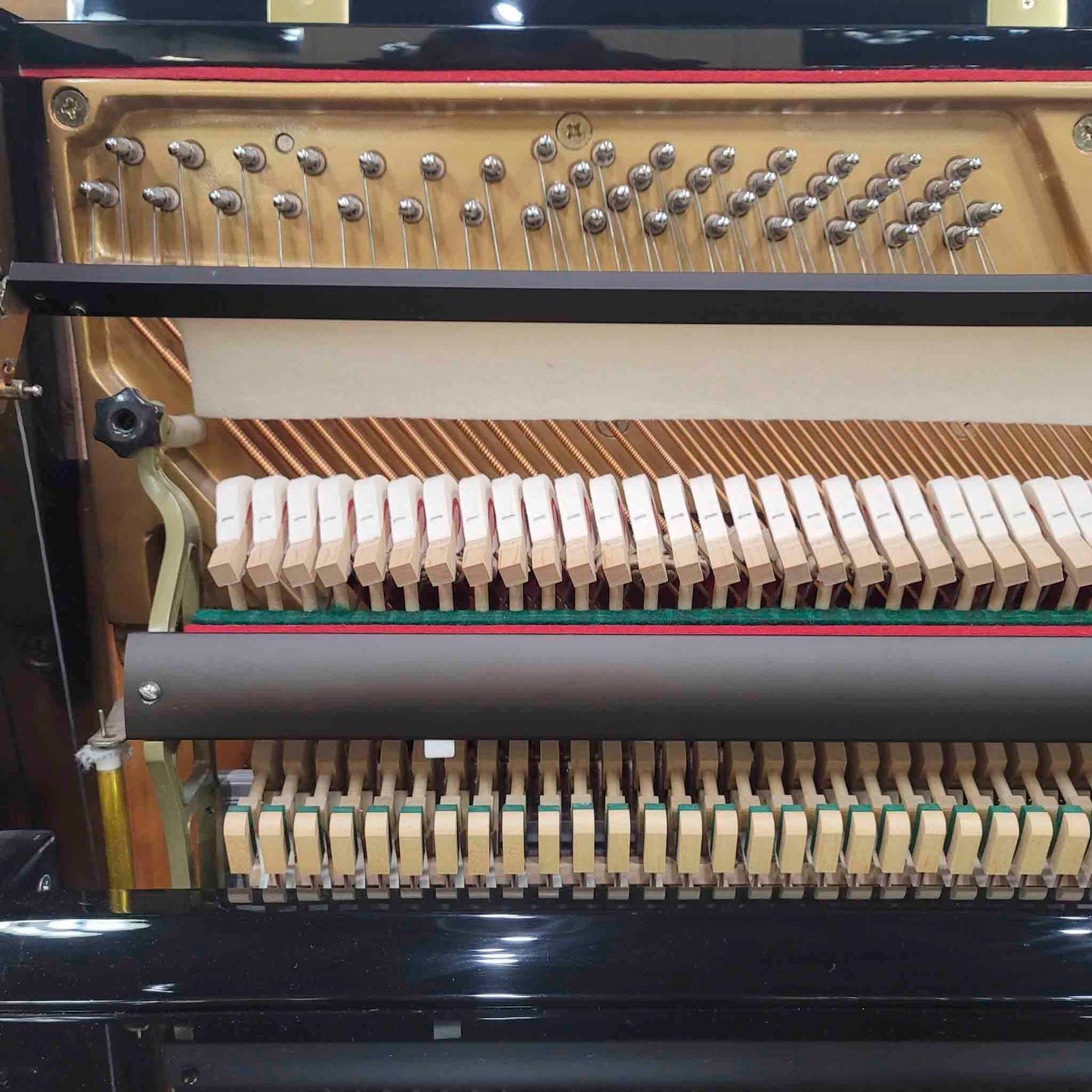 AVAILABLE TO RESTORE: CALL FOR CUSTOM PRICING - 2006 Wyman WV120 47" Polished Black Studio Piano