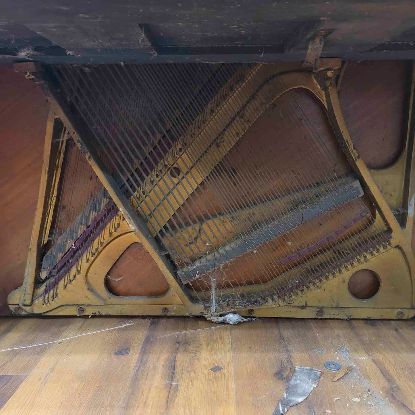 CURRENT SHOP WORK 1923 Price & Teeple Wood Finish Commissioned Upright Piano