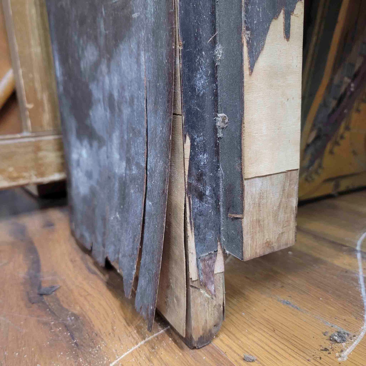 CURRENT SHOP WORK 1923 Price & Teeple Wood Finish Commissioned Upright Piano