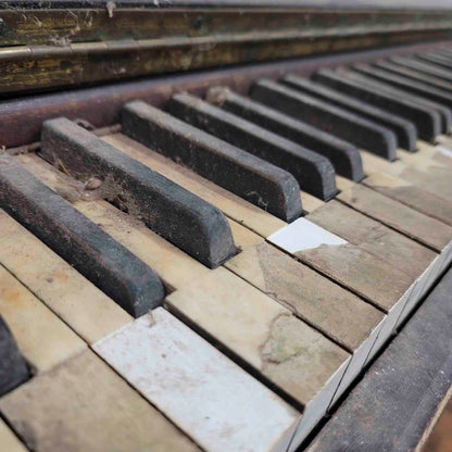CURRENT SHOP WORK 1923 Price & Teeple Wood Finish Commissioned Upright Piano