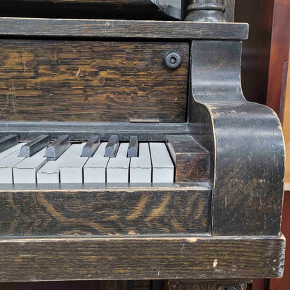 CURRENT SHOP WORK 1913 Meister 57" Wood Finish Commissioned Upright Piano
