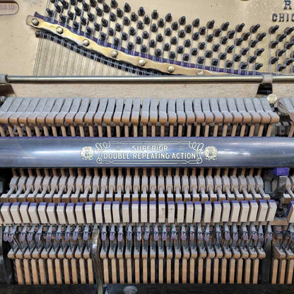 CURRENT SHOP WORK 1913 Meister 57" Wood Finish Commissioned Upright Piano