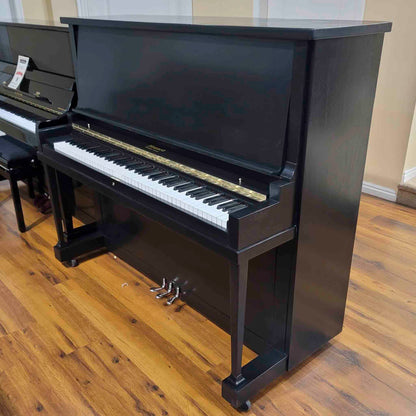 1923 Howard 51" Satin Black Upright Piano