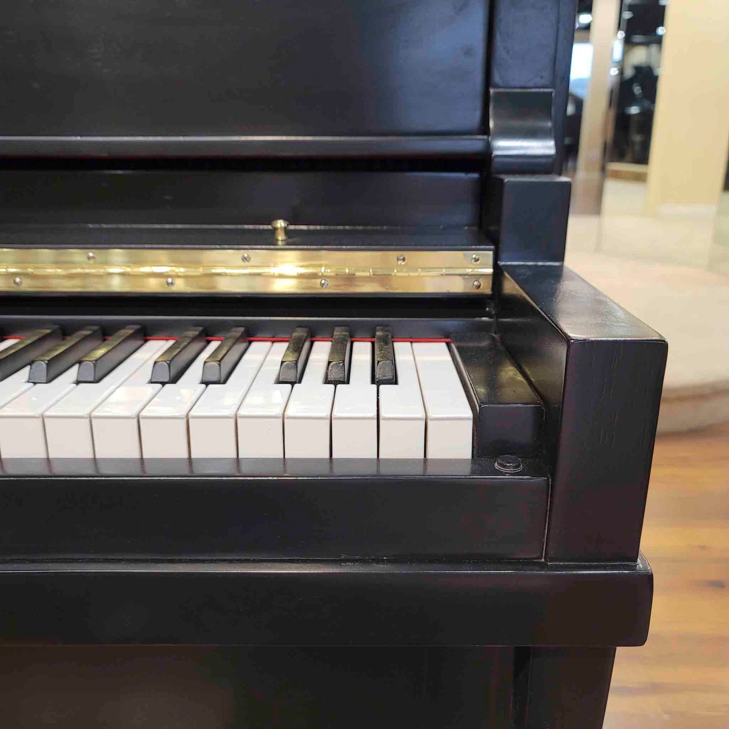 1923 Howard 51" Satin Black Upright Piano