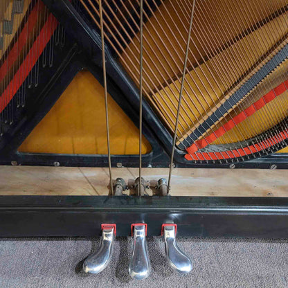 SOLD 1908 Wing & Son 57" Wood Finish Upright Piano