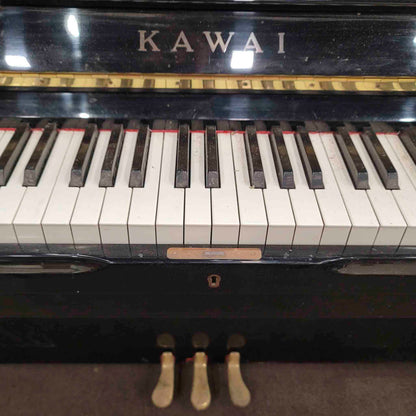 CURRENT SHOP WORK 1991 Kawai NS-20A 48" Polished Black Commissioned Upright Piano