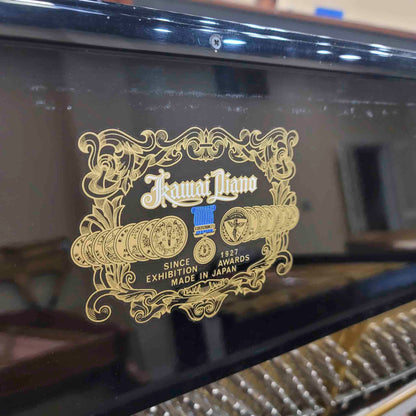 CURRENT SHOP WORK 1991 Kawai NS-20A 48" Polished Black Commissioned Upright Piano