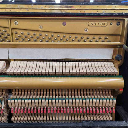 CURRENT SHOP WORK 1991 Kawai NS-20A 48" Polished Black Commissioned Upright Piano