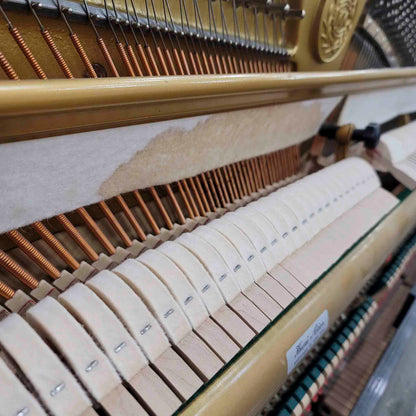 CURRENT SHOP WORK 1991 Kawai NS-20A 48" Polished Black Commissioned Upright Piano