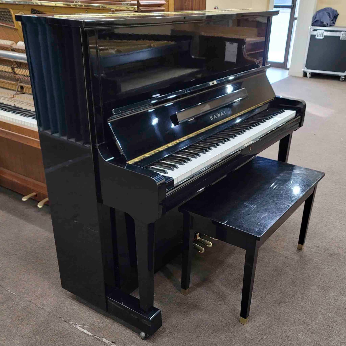HEIRLOOM RESTORATION 1991 Kawai NS-20A 48" Polished Black Commissioned Upright Piano