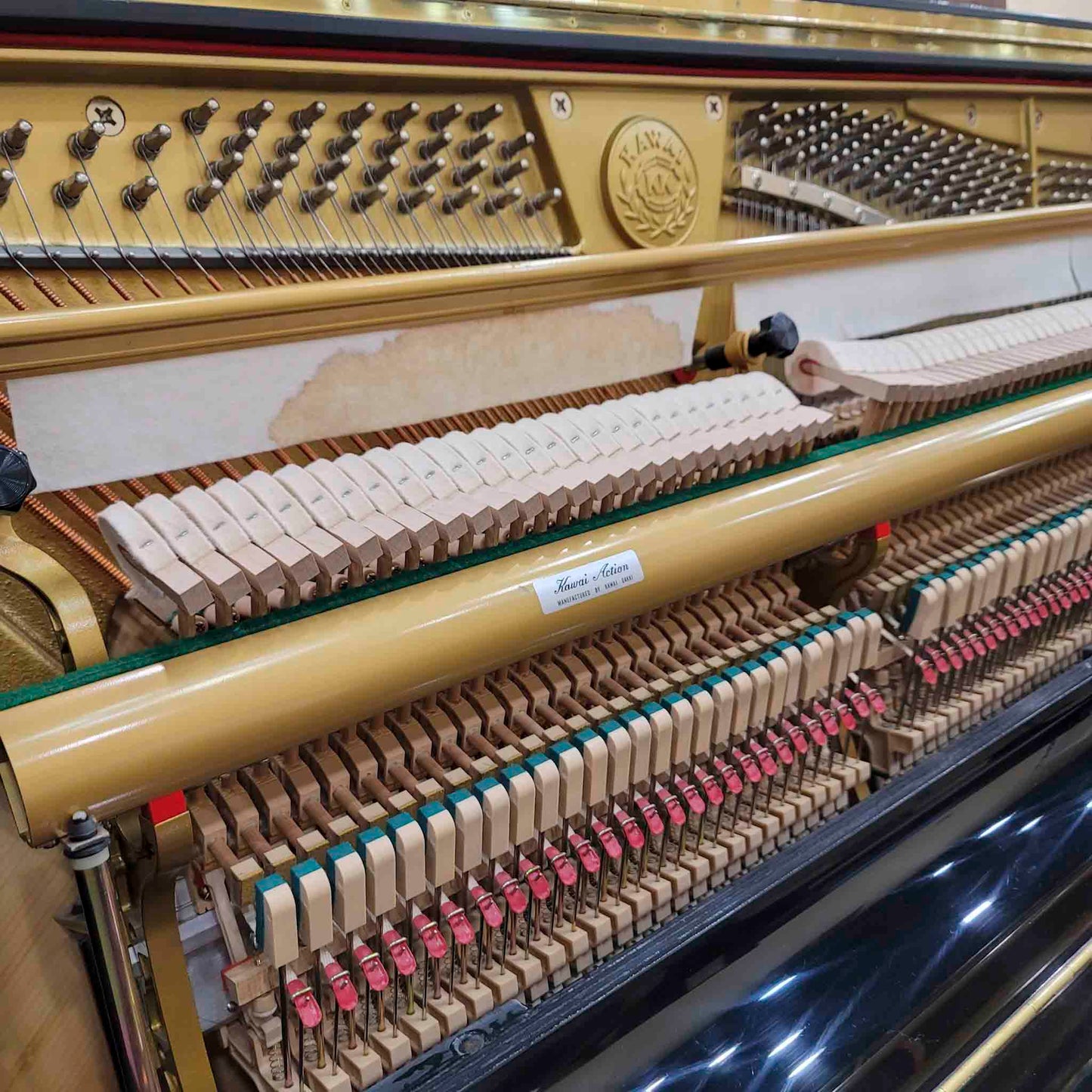 HEIRLOOM RESTORATION 1991 Kawai NS-20A 48" Polished Black Commissioned Upright Piano