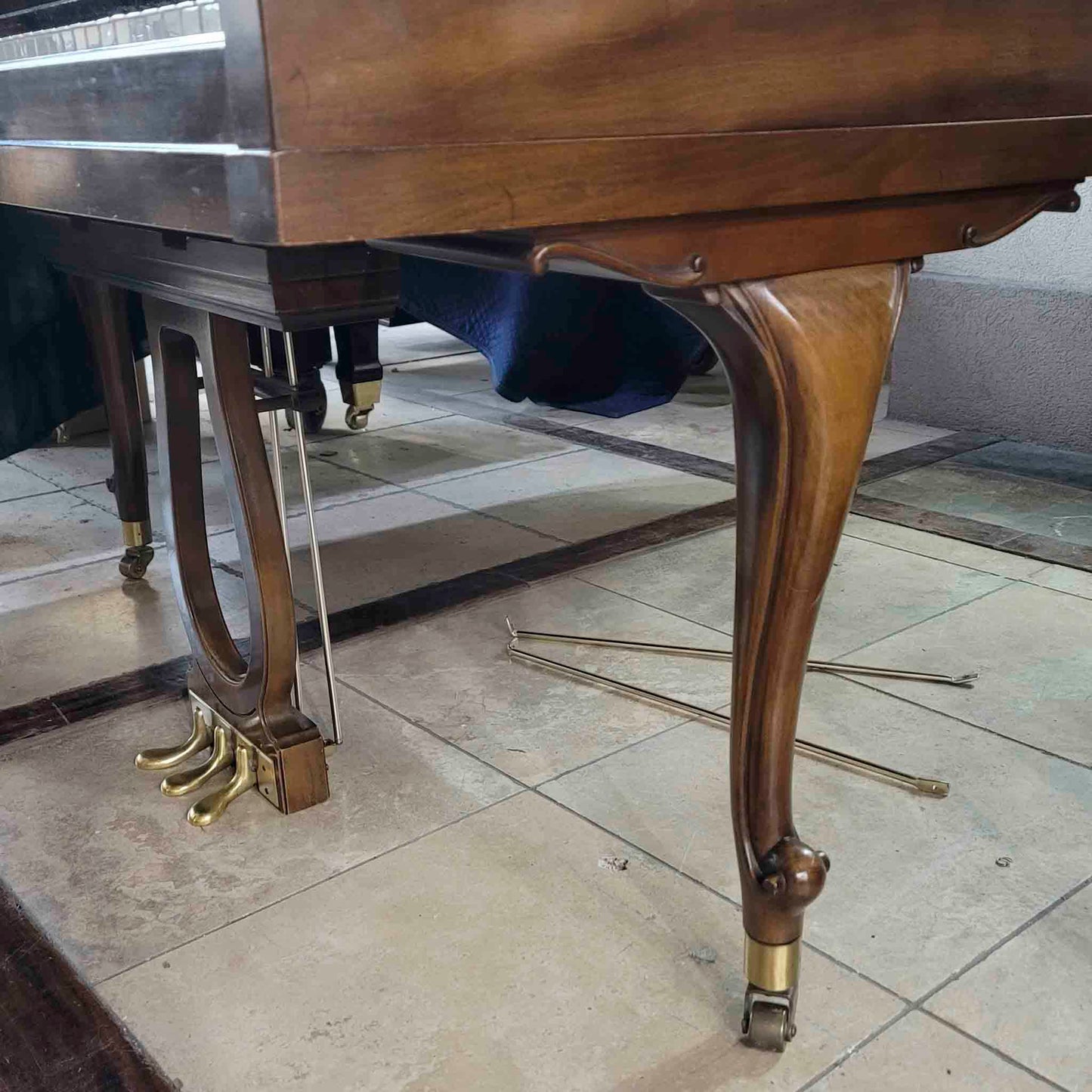 HEIRLOOM RESTORATION 1976 Kimball 4'10" Wood Finish Commissioned Baby Grand Piano