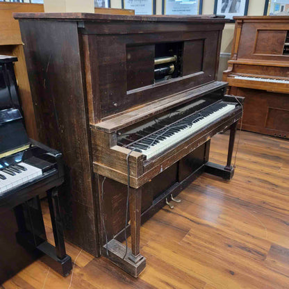 CURRENT SHOP WORK 1923 Cable-Nelson 54" Wood Finish Commissioned Upright Piano