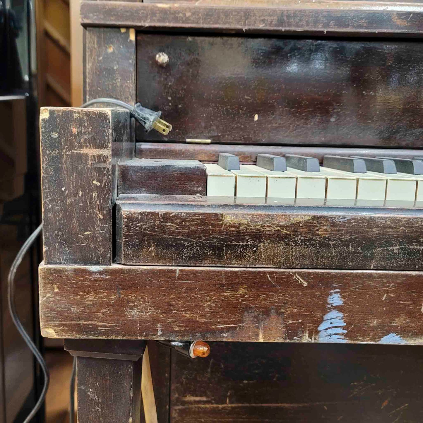 CURRENT SHOP WORK 1923 Cable-Nelson 54" Wood Finish Commissioned Upright Piano