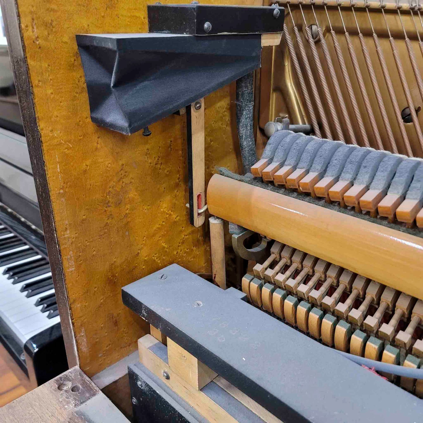 CURRENT SHOP WORK 1923 Cable-Nelson 54" Wood Finish Commissioned Upright Piano