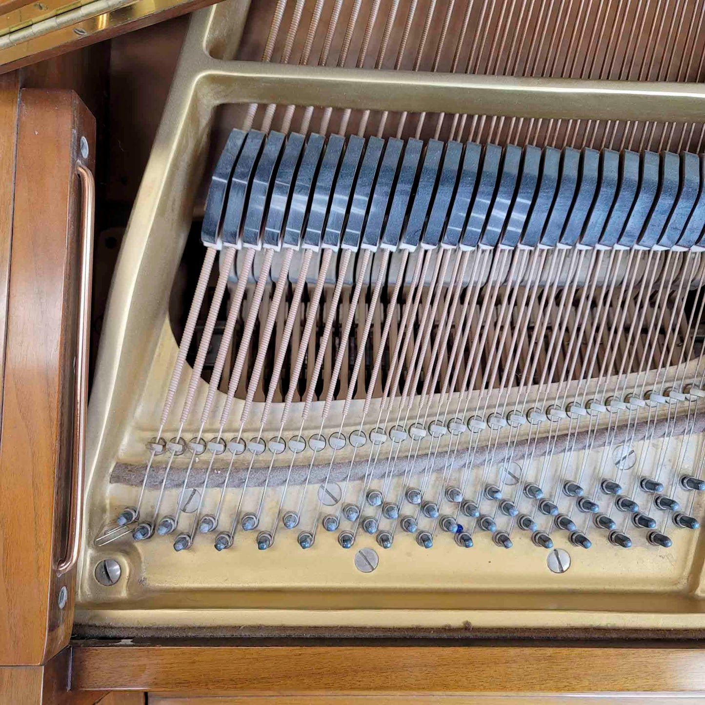 HEIRLOOM REFINISHING 1970 Yamaha G1 5'3" Walnut Wood Finish Commissioned Grand Piano