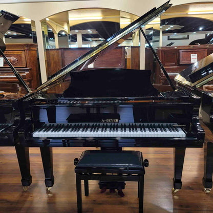 A. Geyer GG-160 5'3" Polished Black Grand Piano