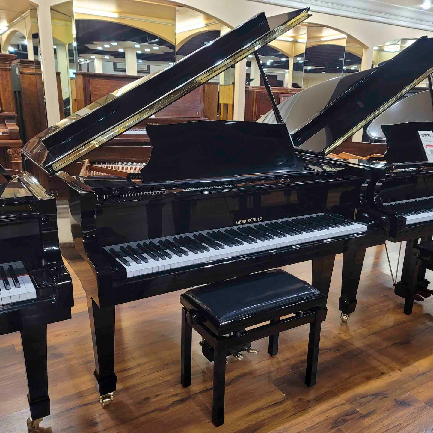 Gebr. Schulz GSG-150 4'11" Polished Black Grand Piano