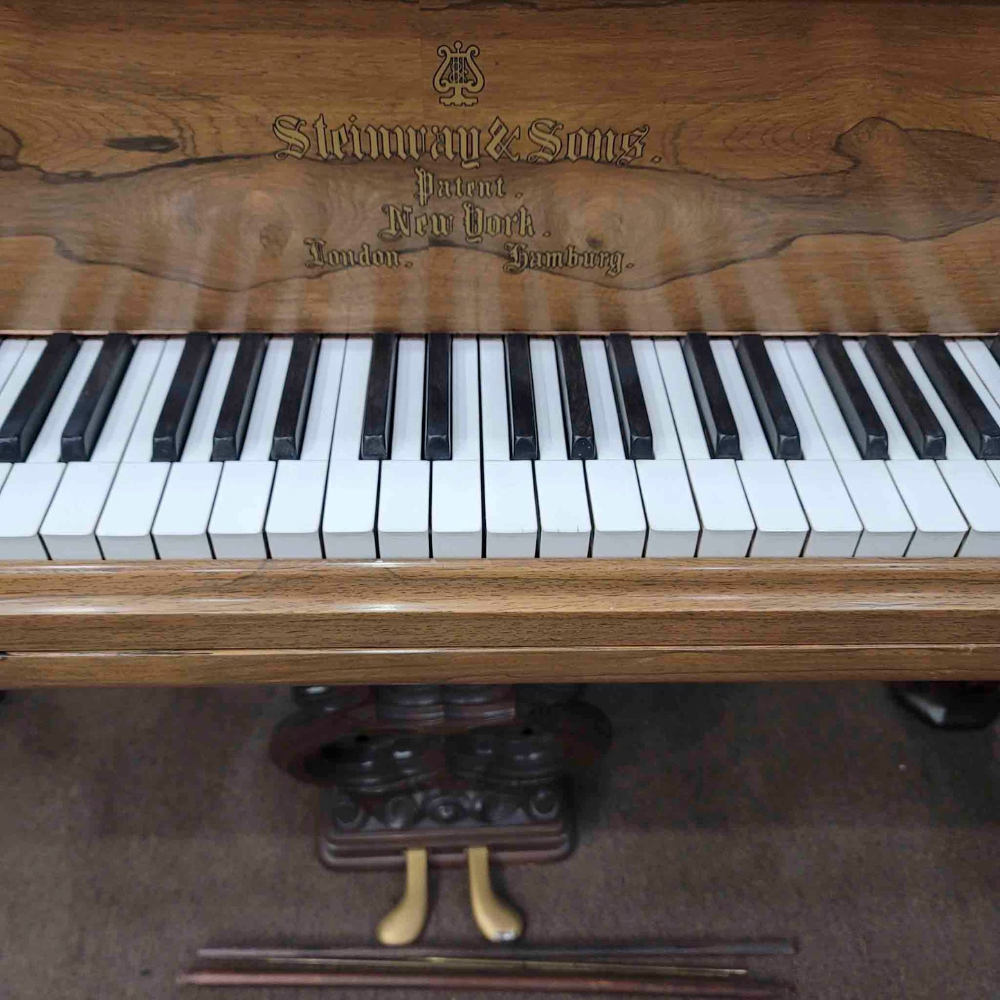 CURRENT SHOP WORK 1867 Steinway & Sons 5'10" Wood Finish Commissioned Grand Piano