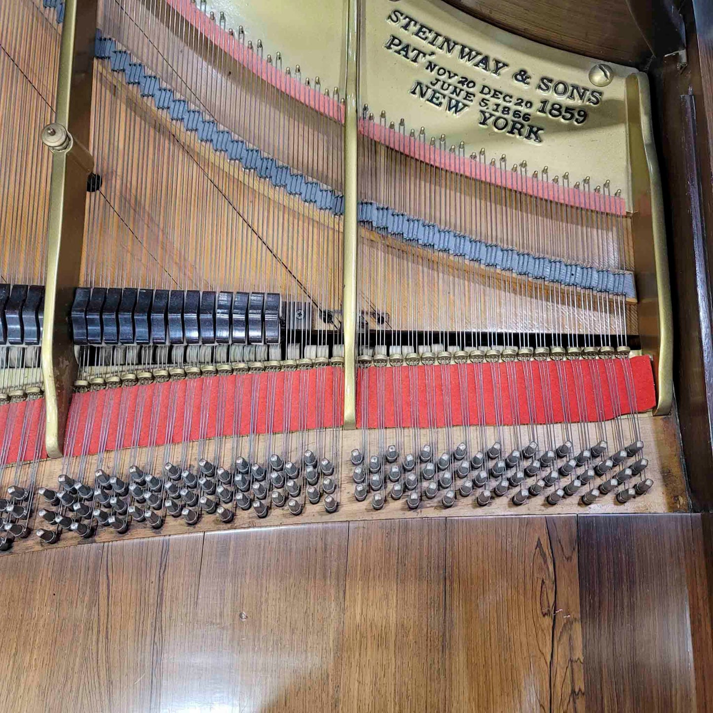 CURRENT SHOP WORK 1867 Steinway & Sons 5'10" Wood Finish Commissioned Grand Piano