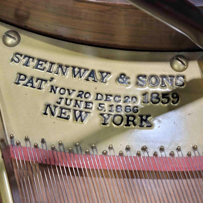 CURRENT SHOP WORK 1867 Steinway & Sons 5'10" Wood Finish Commissioned Grand Piano
