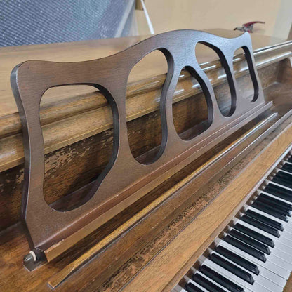 HEIRLOOM REFINISHING 1972 Astin Weight 42" Walnut Wood Finish Commissioned Console Piano