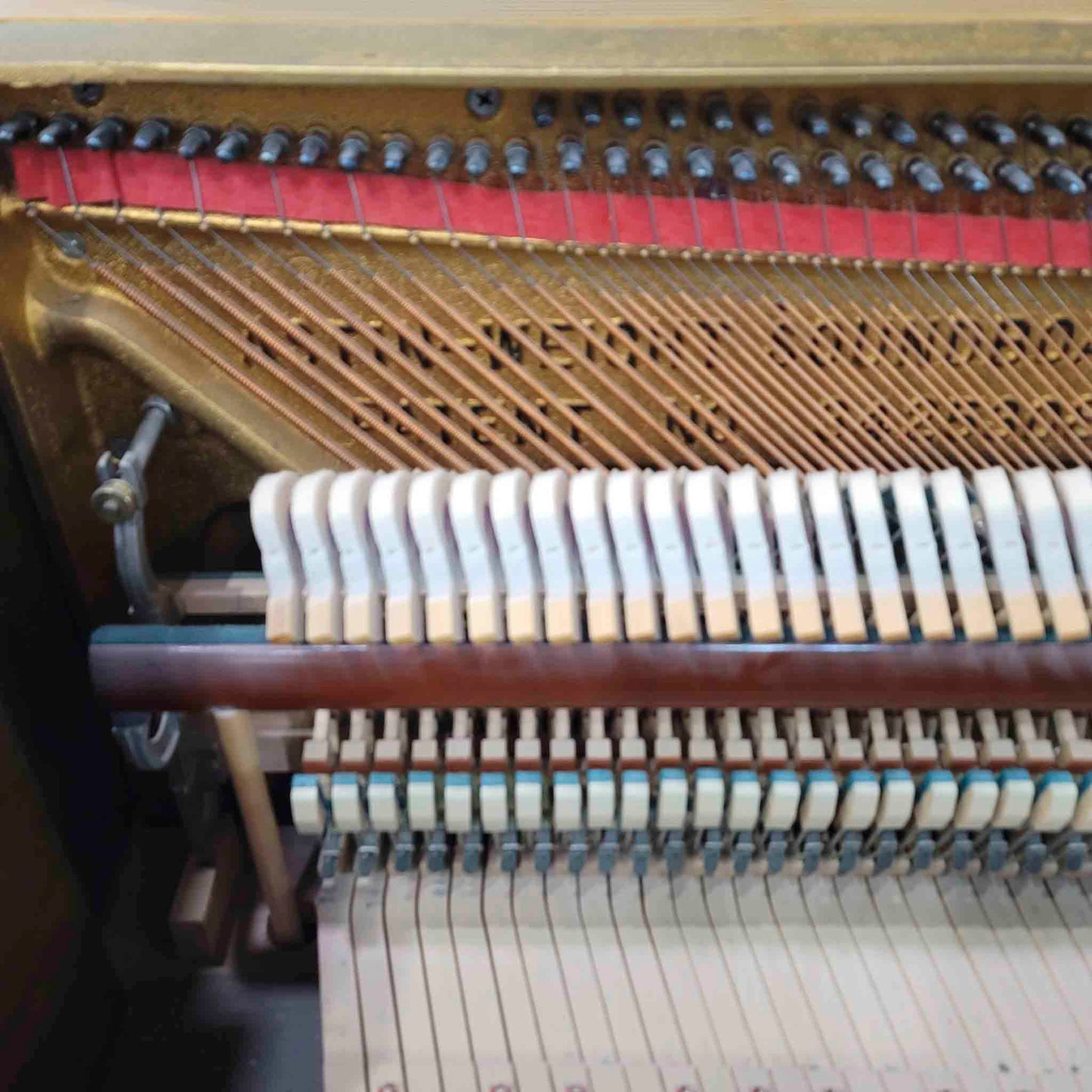 HEIRLOOM REFINISHING 1972 Astin Weight 42" Walnut Wood Finish Commissioned Console Piano
