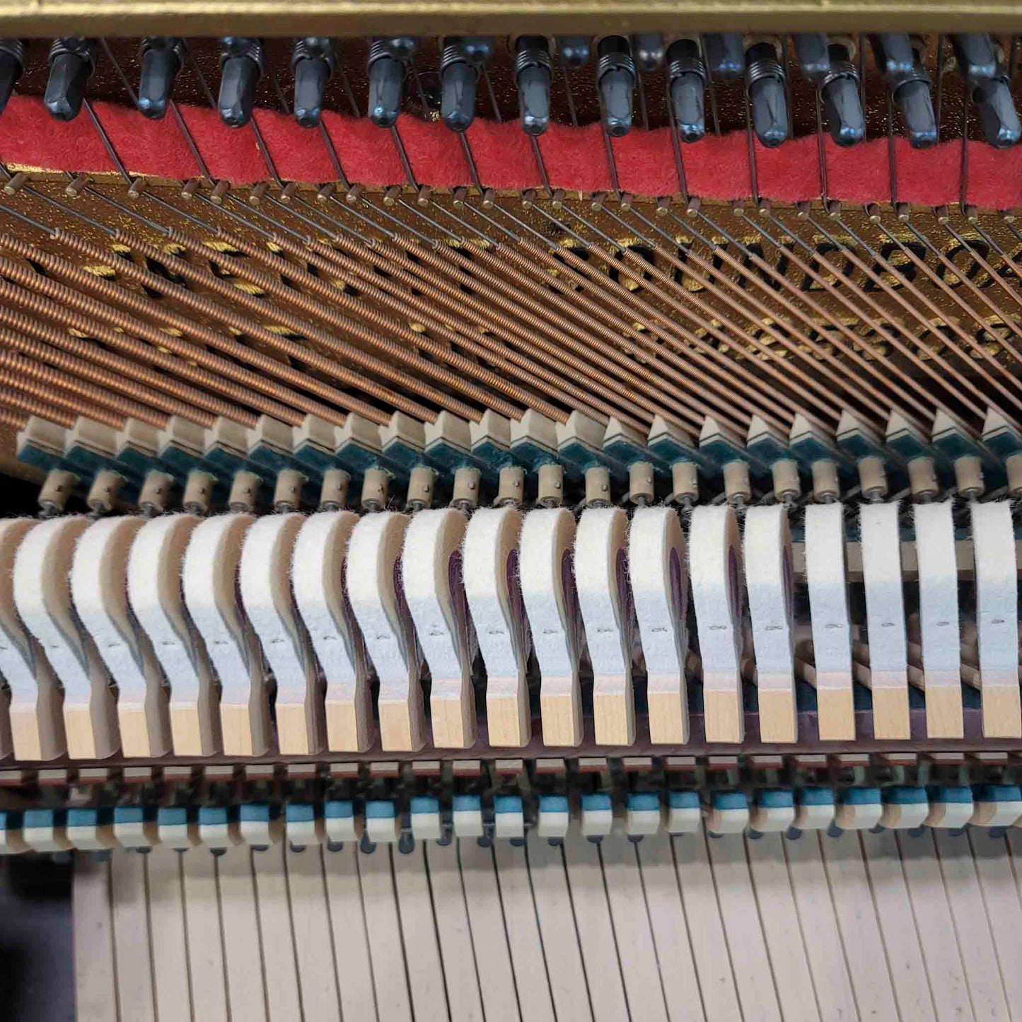 HEIRLOOM REFINISHING 1972 Astin Weight 42" Walnut Wood Finish Commissioned Console Piano