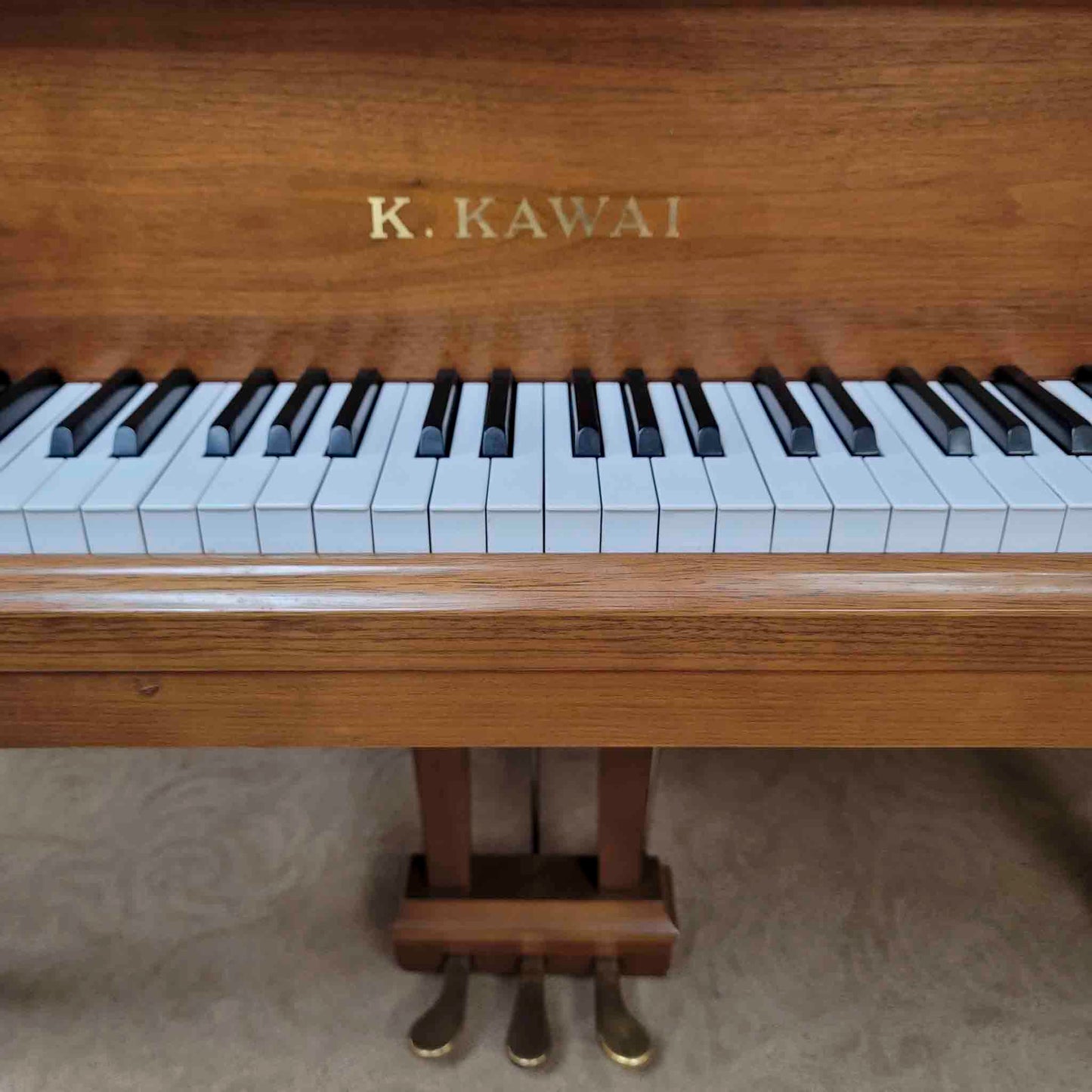 AVAILABLE TO RESTORE: CALL FOR CUSTOM PRICING- 1982 Kawai KG-3D 5'10" Wood Finish Grand Piano
