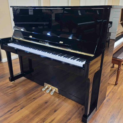 SOLD Hailun 121 48" Polished Black Upright Piano