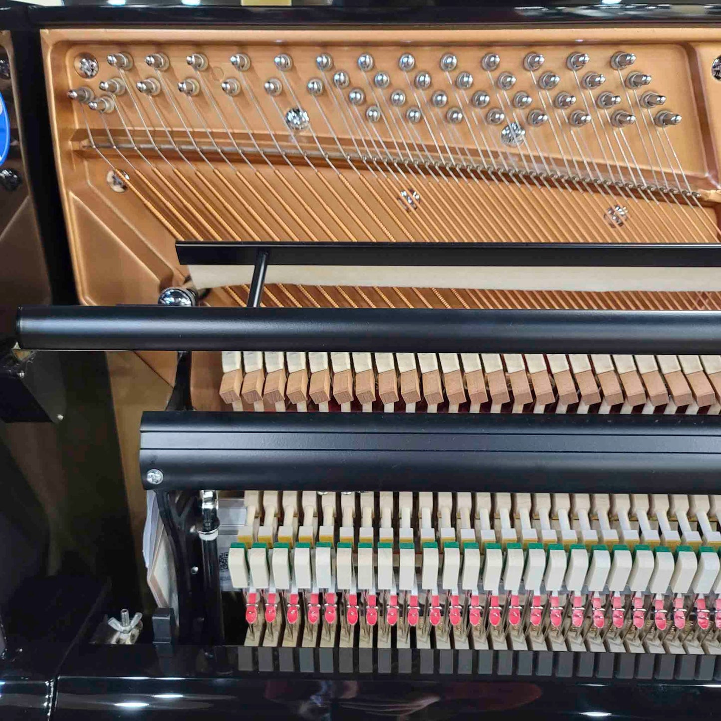 SOLD Hailun 121 48" Polished Black Upright Piano