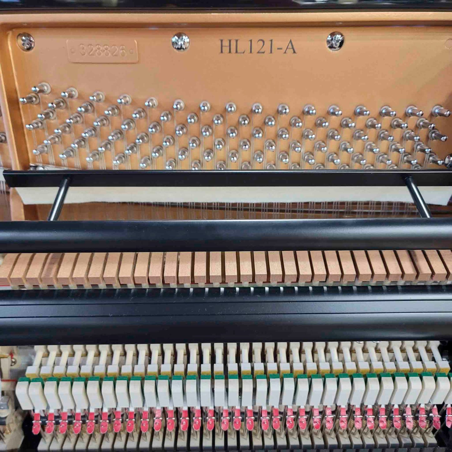 SOLD Hailun 121 48" Polished Black Upright Piano