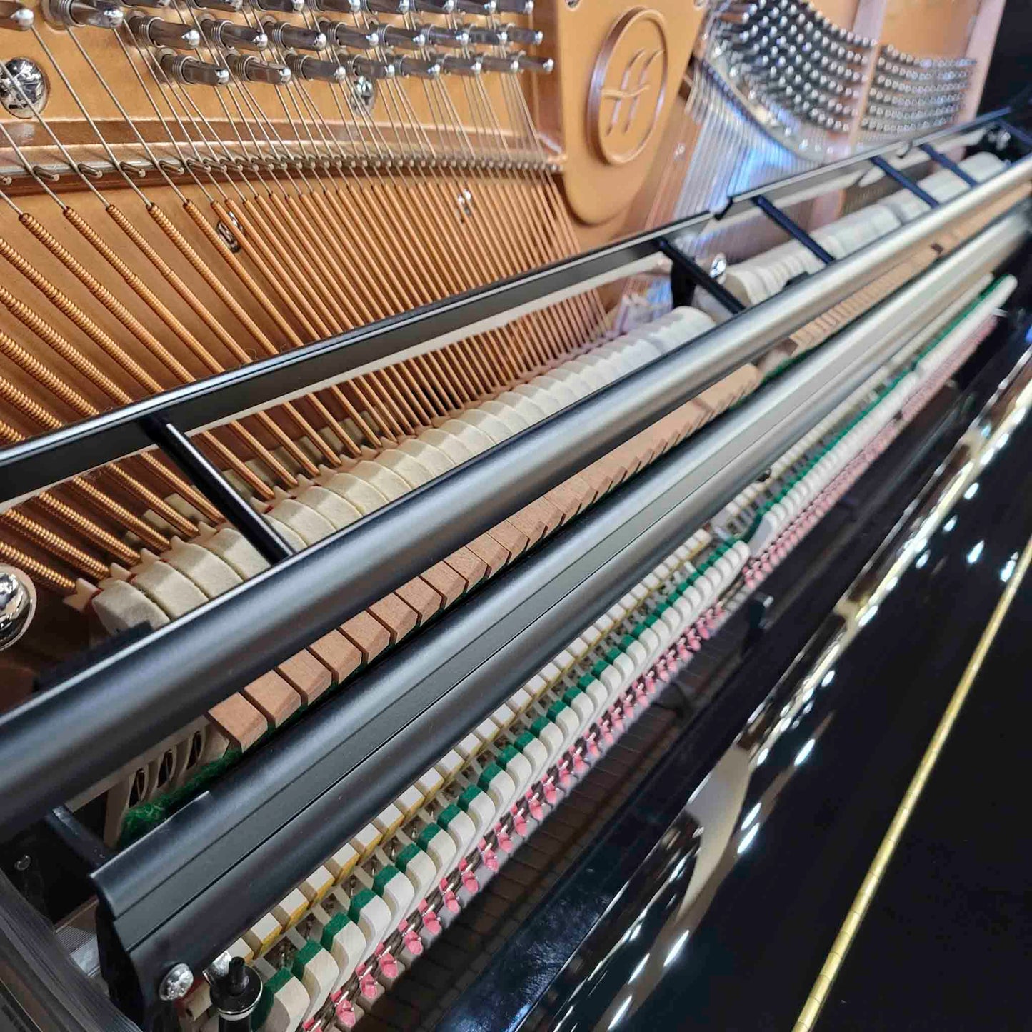 SOLD Hailun 121 48" Polished Black Upright Piano