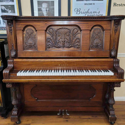 CURRENT SHOP WORK 1893 Cable 60" Wood Finish Commissioned Upright Piano