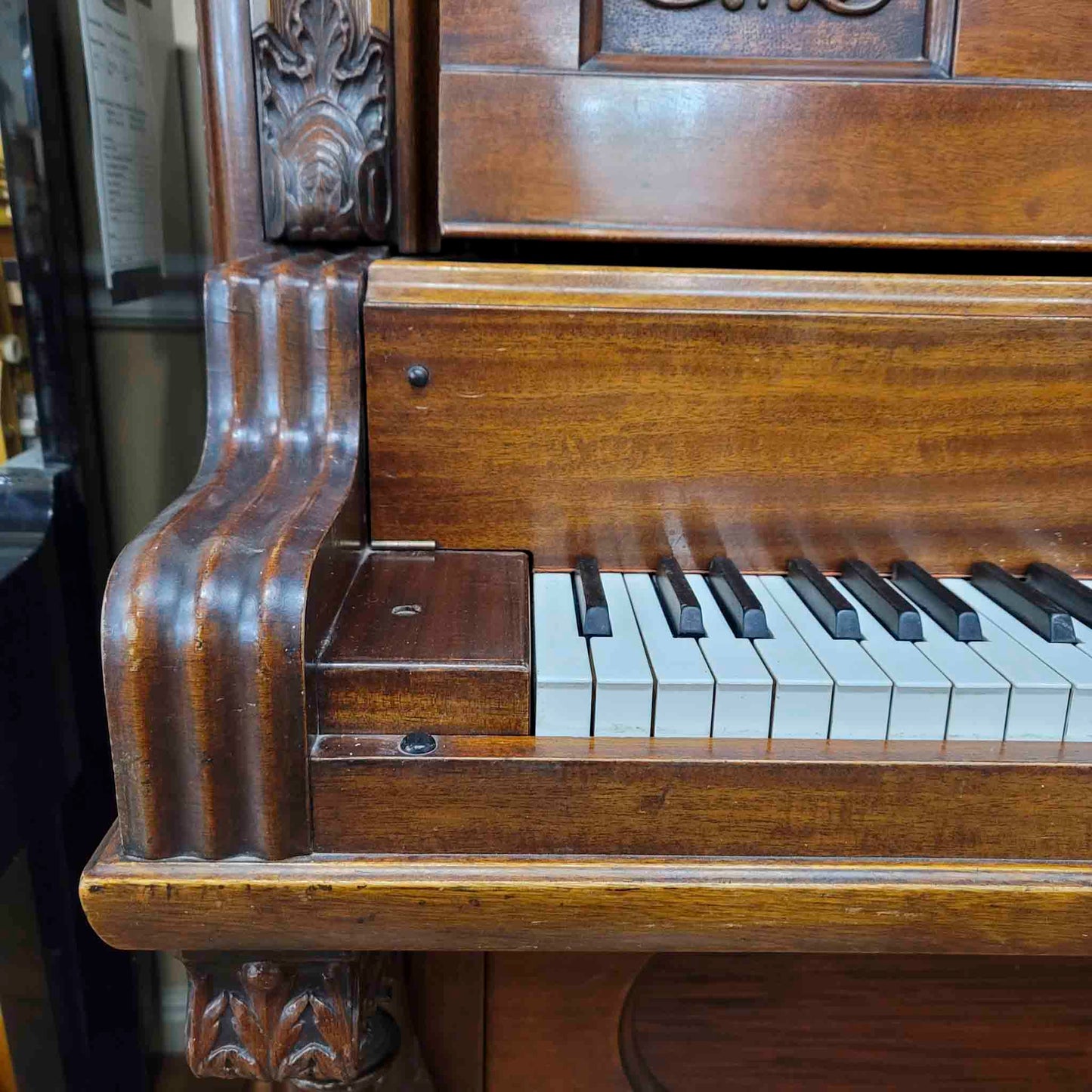 CURRENT SHOP WORK 1893 Cable 60" Wood Finish Commissioned Upright Piano
