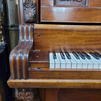 CURRENT SHOP WORK 1893 Cable 60" Wood Finish Commissioned Upright Piano