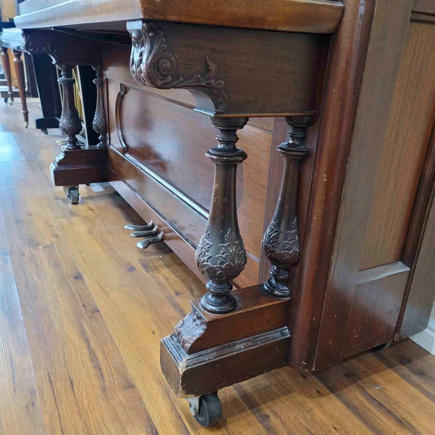 CURRENT SHOP WORK 1893 Cable 60" Wood Finish Commissioned Upright Piano