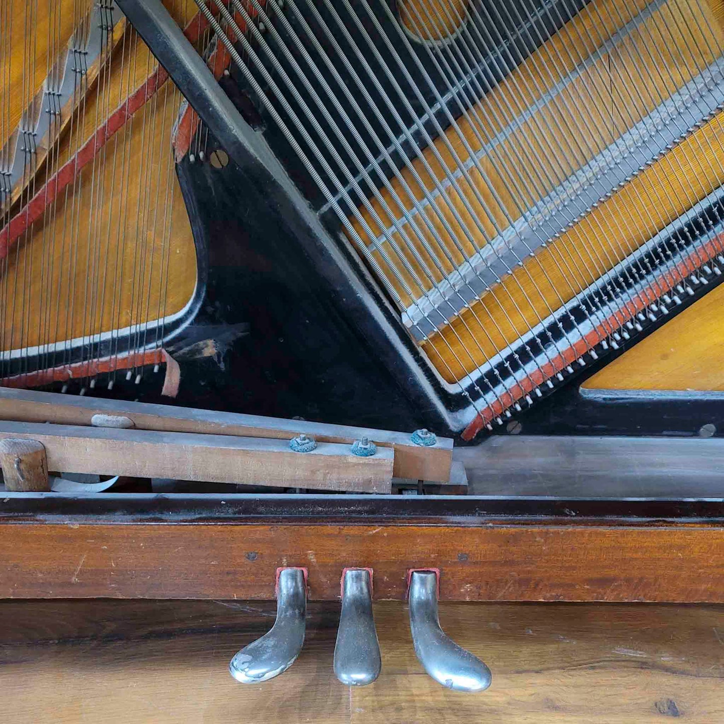 CURRENT SHOP WORK 1893 Cable 60" Wood Finish Commissioned Upright Piano