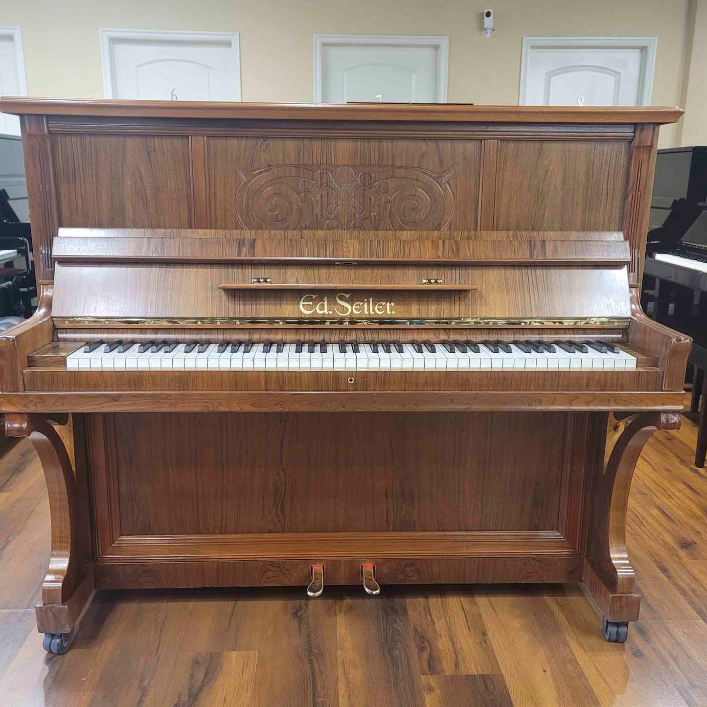1903 Ed. Seiler 49" Wood Finish Upright Piano