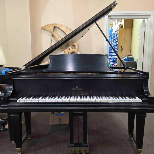 CURRENT SHOP WORK 1926 Steinway & Sons Duo-Art 6'1" Satin Black Commissioned Grand Vintage Player Piano