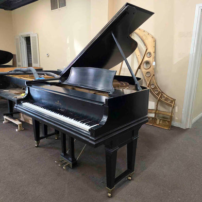 CURRENT SHOP WORK 1926 Steinway & Sons Duo-Art 6'1" Satin Black Commissioned Grand Vintage Player Piano