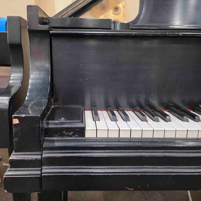 CURRENT SHOP WORK 1926 Steinway & Sons Duo-Art 6'1" Satin Black Commissioned Grand Vintage Player Piano