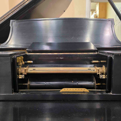 CURRENT SHOP WORK 1926 Steinway & Sons Duo-Art 6'1" Satin Black Commissioned Grand Vintage Player Piano