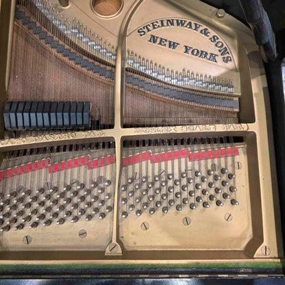 CURRENT SHOP WORK 1926 Steinway & Sons Duo-Art 6'1" Satin Black Commissioned Grand Vintage Player Piano