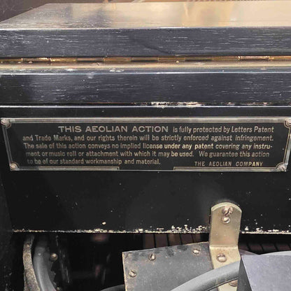 CURRENT SHOP WORK 1926 Steinway & Sons Duo-Art 6'1" Satin Black Commissioned Grand Vintage Player Piano