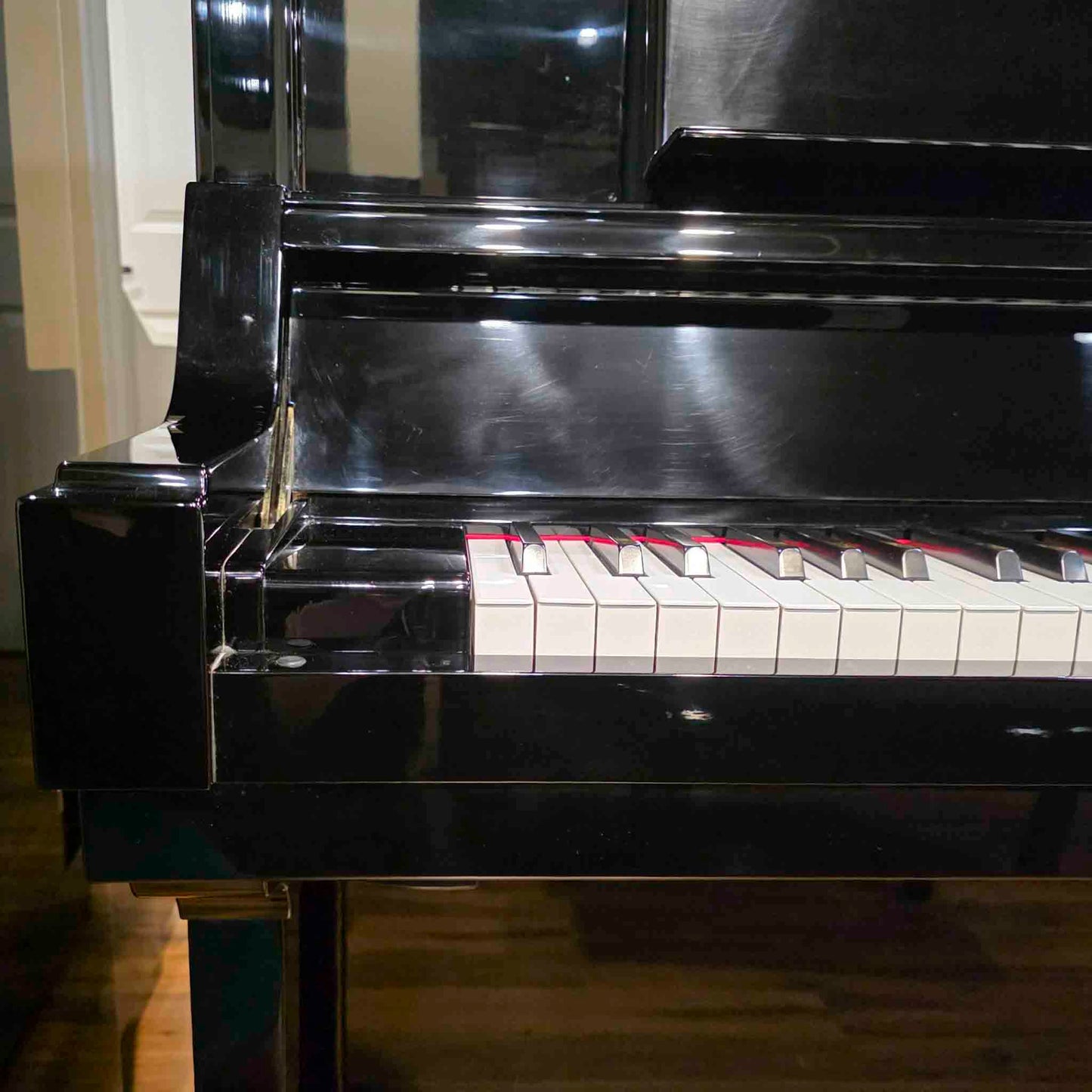 1981 Yamaha YUA 52" Polished Black Upright Piano