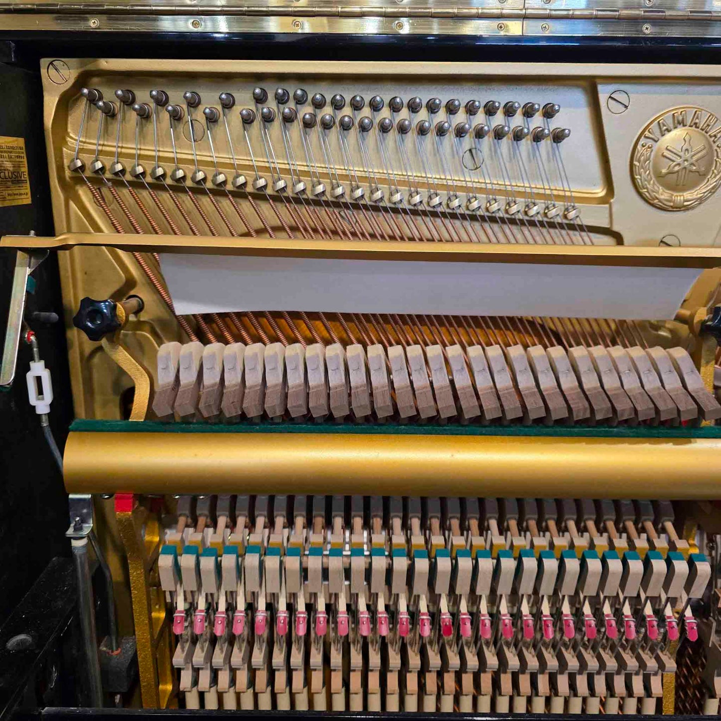1981 Yamaha YUA 52" Polished Black Upright Piano