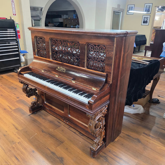 HEIRLOOM RESTORATION Circa 1875 Mathushek 55" Commissioned Upright Piano