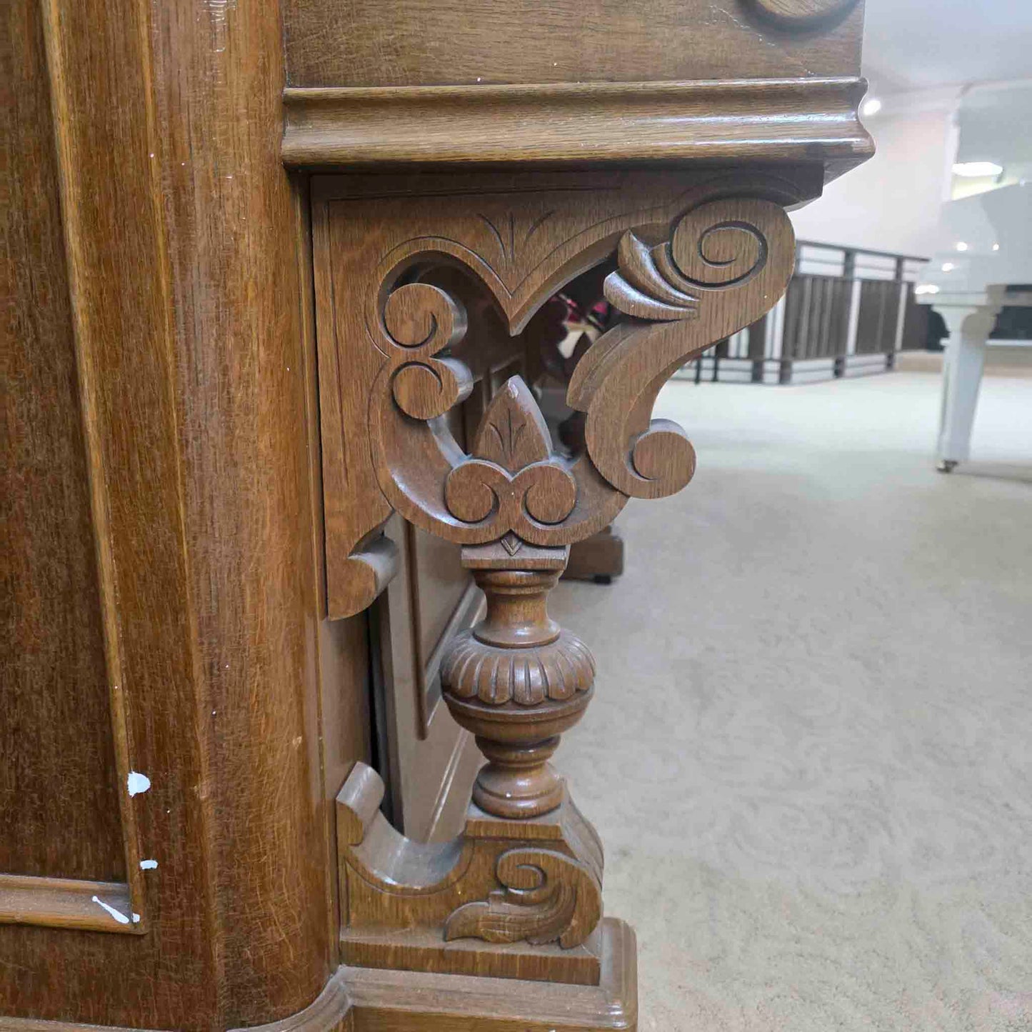AVAILABLE TO RESTORE: CALL FOR CUSTOM PRICING - 1893 Emerson 57.5" Walnut Wood Finish Upright Piano