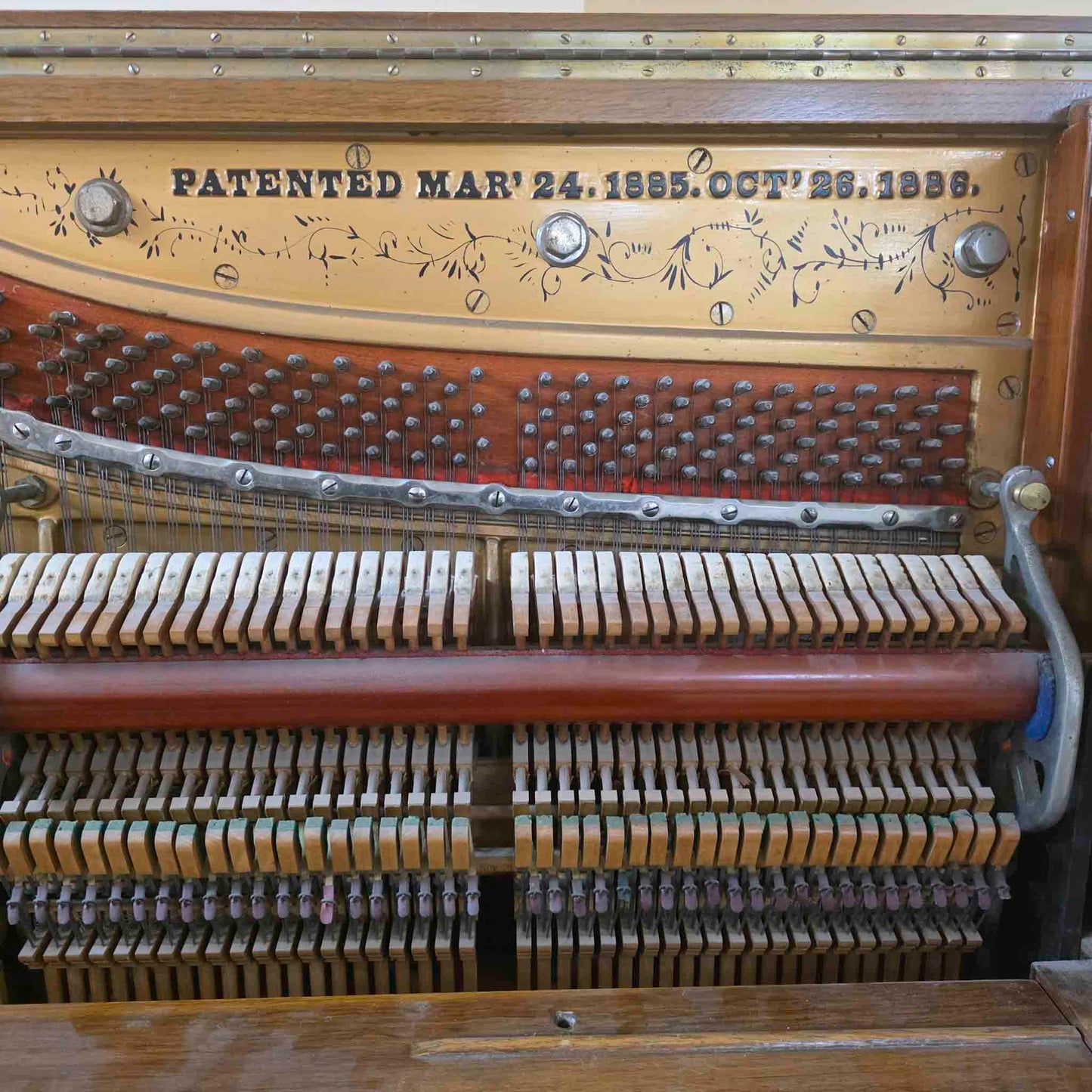 AVAILABLE TO RESTORE: CALL FOR CUSTOM PRICING - 1893 Emerson 57.5" Walnut Wood Finish Upright Piano